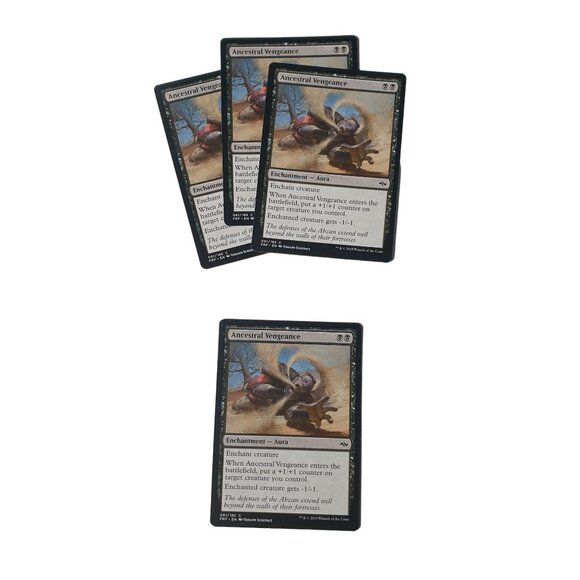 Magic The Gathering 61/185 Ancestral Vengeance MTG Cards Enchantment Wizards - Picture 1 of 3
